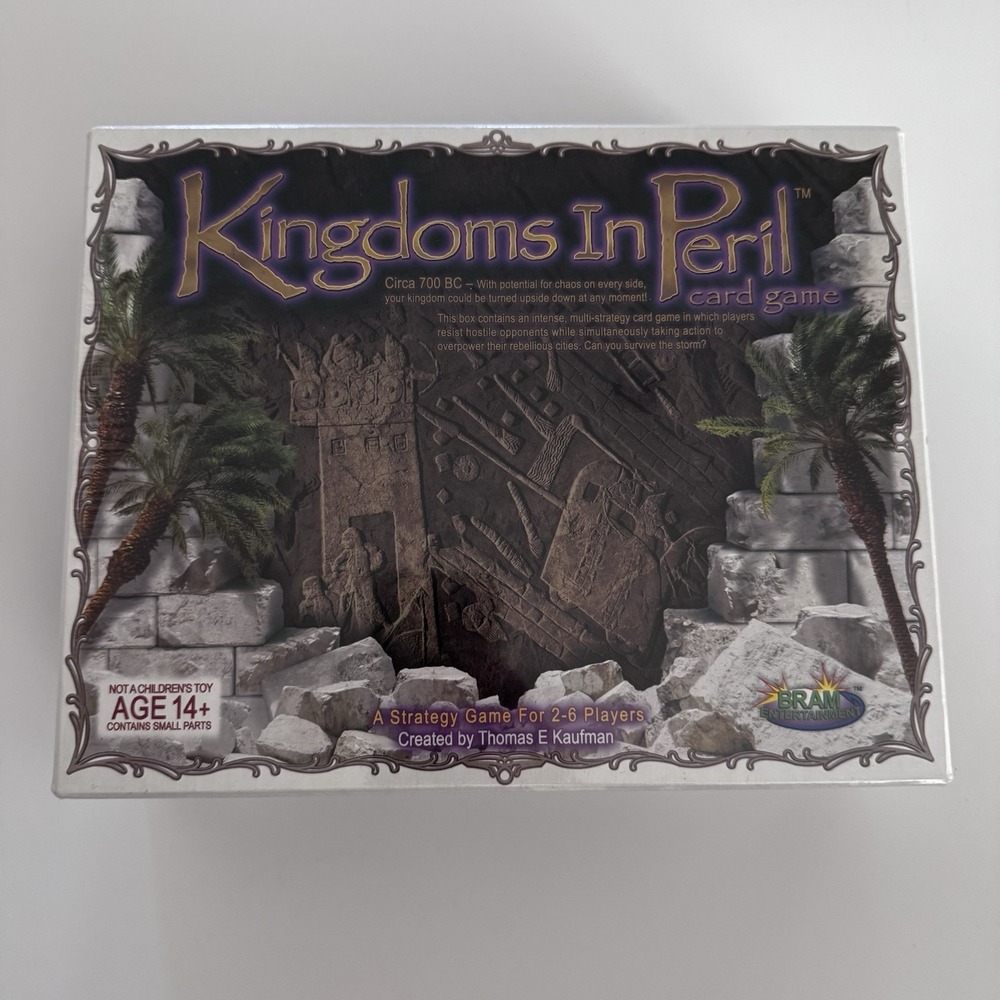 Kingdoms In Peril- New Sealed Card Strategy game